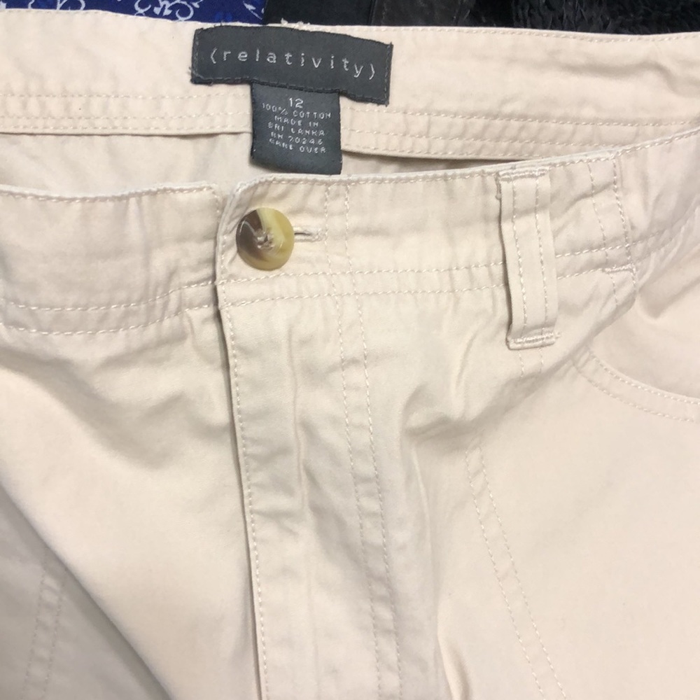 Relatively size 12 100% cotton khaki pants